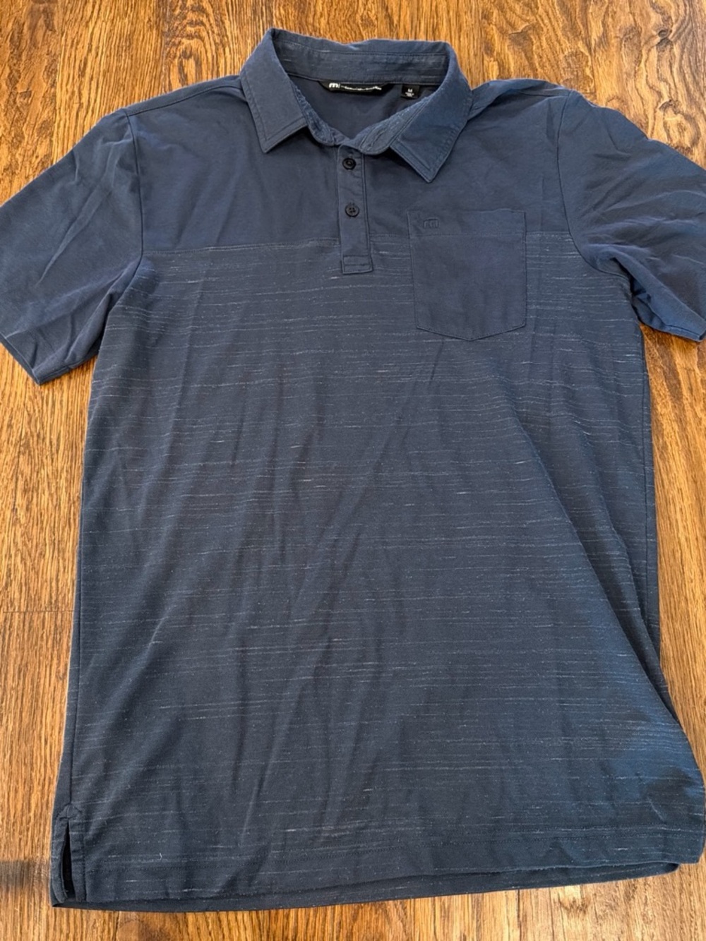 Men's TravisMathew Navy Short Sleeve Polo Shirt